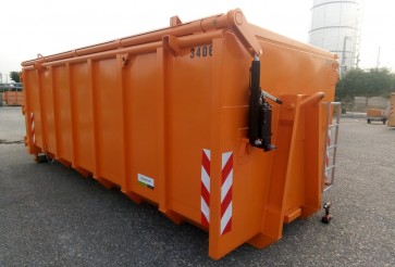 Roll-off container for green waste in Nürnberg