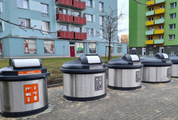 Our semi-underground containers in OSTRAVA