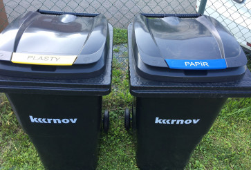 Containers for sorted waste for Krnov