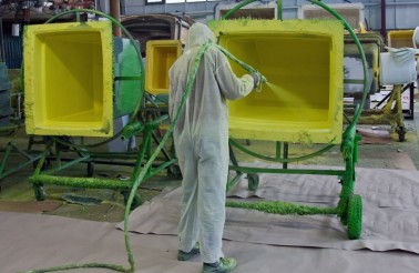 Fibreglass production